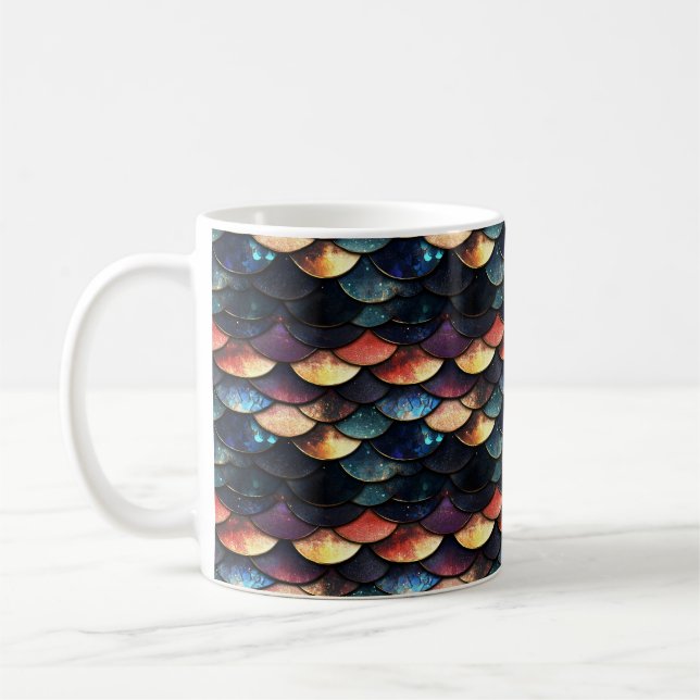  Glitter Mönster Kaffemugg (Vänster)