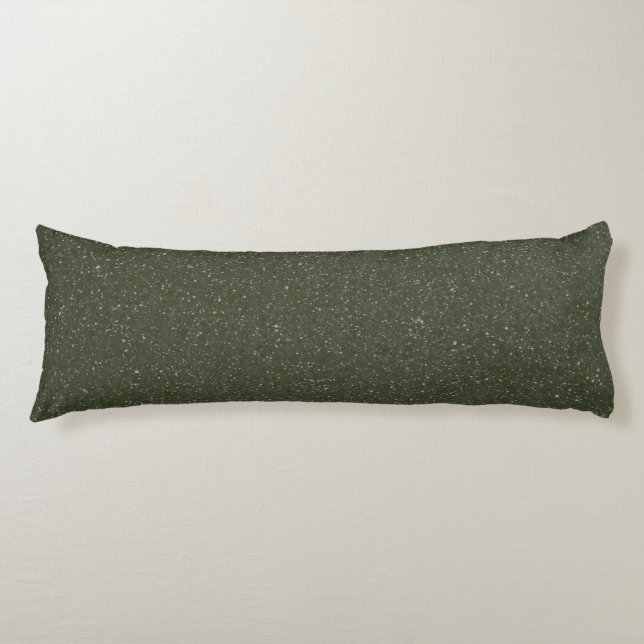 Glitter Moss Grönt Body Pillow - Anpassade Kroppskudde (Framsidan)