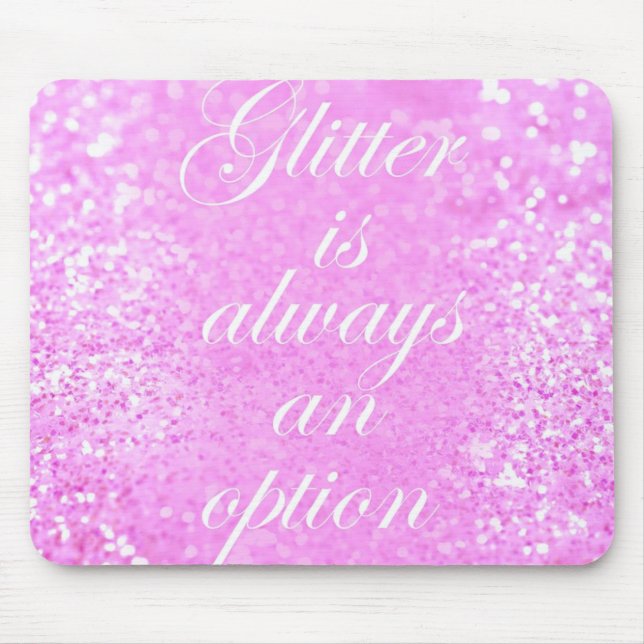 Glitter Mousepad Musmatta (Framsidan)