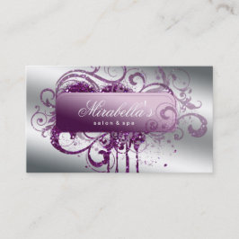 Glitter Nail Salon Möte Elegant Bling Tidsbeställning Kort