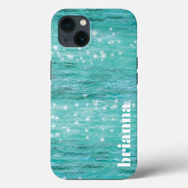 Glitter Ocean Case-Mate iPhone-fodral (Baksida)