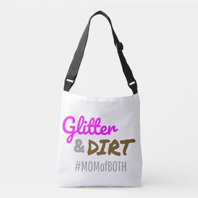 Glitter och Dirt Mamma i både Mor Goft Axelväska (Framsida)