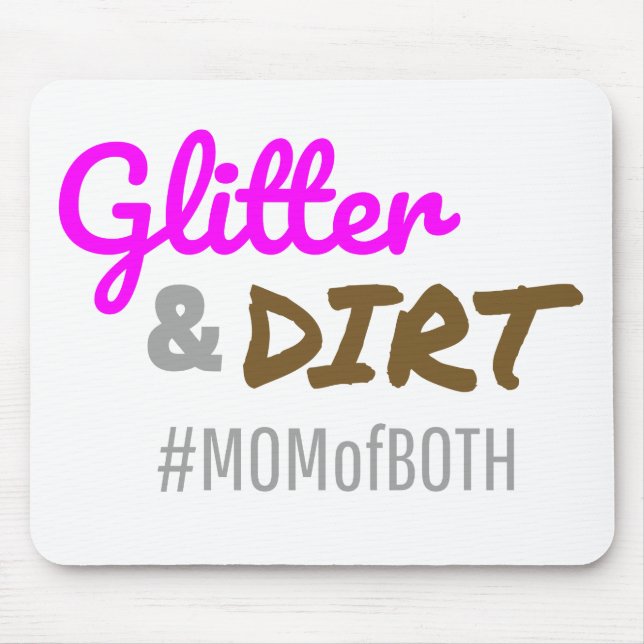 Glitter och Dirt Mamma i både Mor Goft Musmatta (Framsidan)