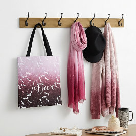 Glitter och drakar personlig till påsen tygkasse