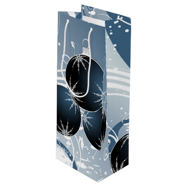 Glitter och Gnistra Vin Gift Bag (Framsidan Vinklad)