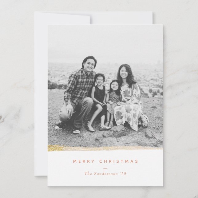 Glitter och lyster falskt glitter julkort (Framsida)