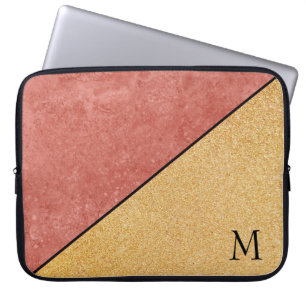 Glitter och Marble Laptop Fodral