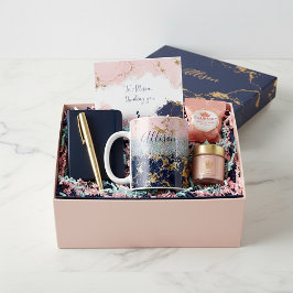 Glitter och marmor personlig kaffemugg