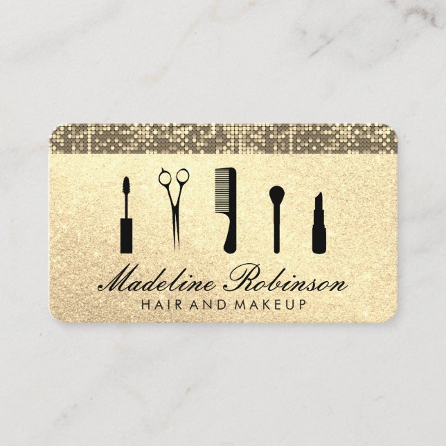 Glitter och Paljett Avtal Tidsbeställning Kort (Framsida)