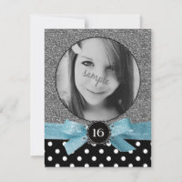 Glitter och Polkadots Photo Sweet 16