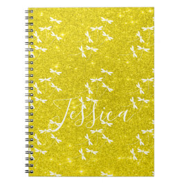 Glitter och trollsländor personlig anteckningsbok