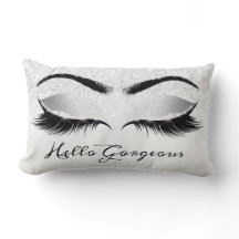 Glitter Öga Makeup Lash Silver Grått Gorgous