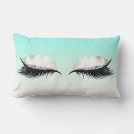 Glitter Öga Makeup Lash Turcos Pastel Ombre Lumbarkudde
