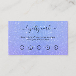 Glitter Ombre Beauty Salon Lojalitetskort