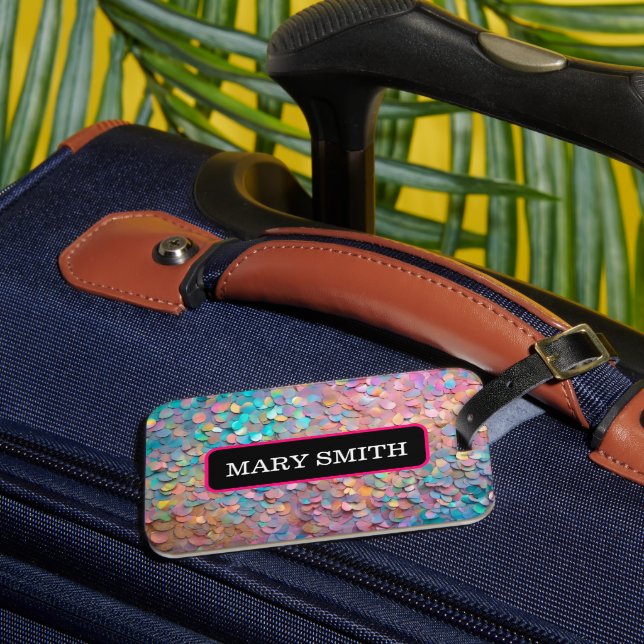 Glitter Opal HoloGrapal Modern Collection Bagagebricka (Framsida Insitu 3)