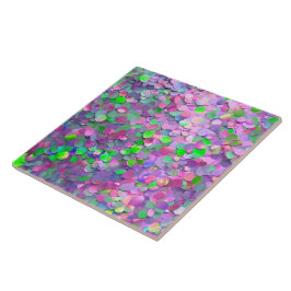 Glitter Opal Modern Holografisk samling Kakelplatta