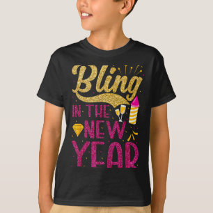 Glitter på nyårsafton Nyårsfest för kvinnor T Shirt