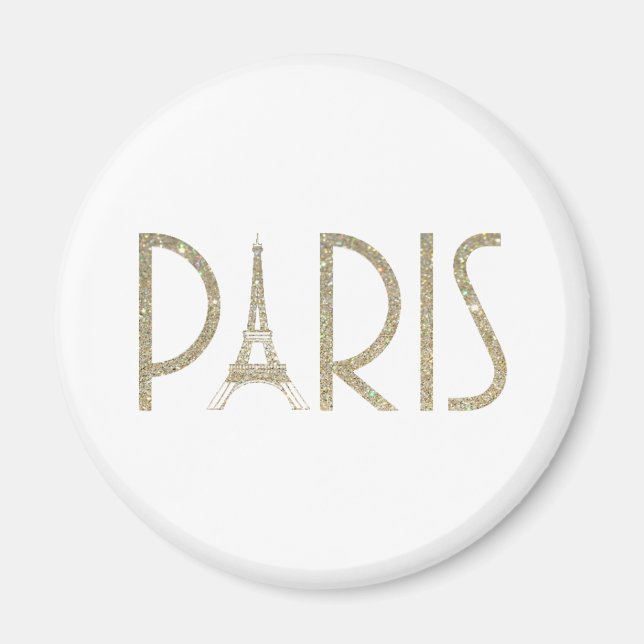 Glitter PARIS Magnet (Framsidan)