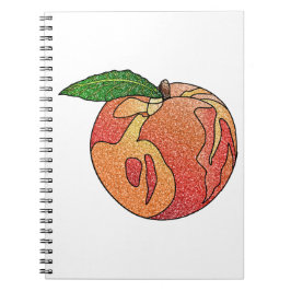 Glitter Peach Anteckningsbok