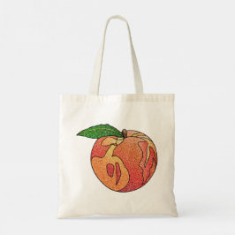 Glitter Peach Tygkasse