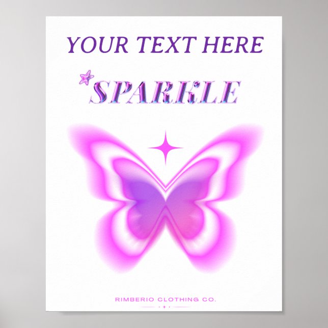 GLITTER POSTER (Framsidan)