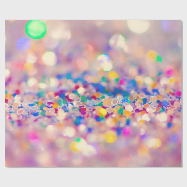 Glitter Presentpapper (Platt)