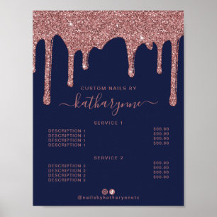 Glitter Pris lista över påskjutning av havsabborre Poster