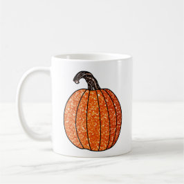 Glitter Pumpkin Kaffemugg