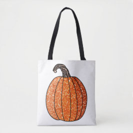 Glitter Pumpkin Tygkasse
