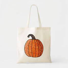 Glitter Pumpkin Tygkasse