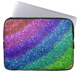 Glitter Rainbow Laptop Fodral
