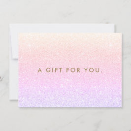 Glitter Rainbow Ombre Gift Certificate