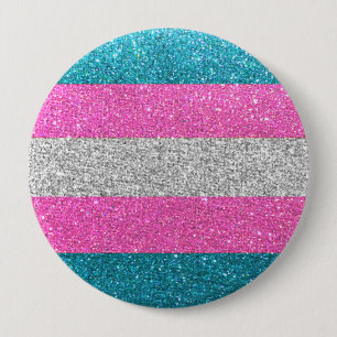 Glitter Rand Flagga HBT-köplan över Gay pride Knapp