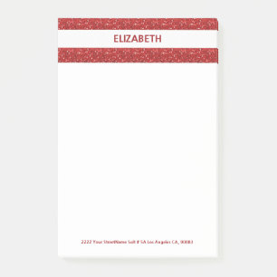 Glitter Rand Post-it Block