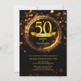 Glitter Redigera årsdagen Namn Bröllop-årsdagen i, Inbjudningar