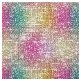 glitter, regnbågsfack, metallsekvin och guld tyg