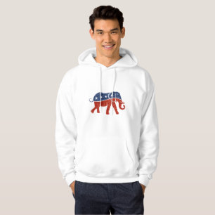 glitter-republikansk elefant manar-hoodie-tröjor hoodie