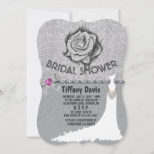 Glitter, Ro, Diamanter och Bow-kort för Möhippa