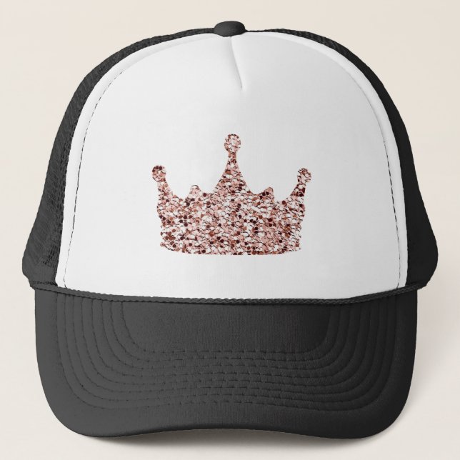 Glitter Ro Guld Krona Clipart Queen ClipartCrown Keps (Framsida)