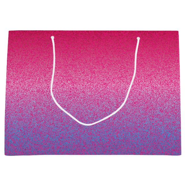 Glitter-Rosa-Lila-GIFT BAG L (Framsidan)