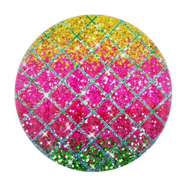Glitter Rosa Snakeskin (Framsidan)