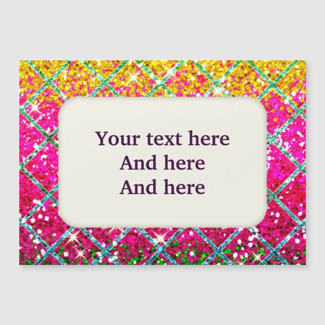 Glitter Rosa Snakeskin (Framsida)