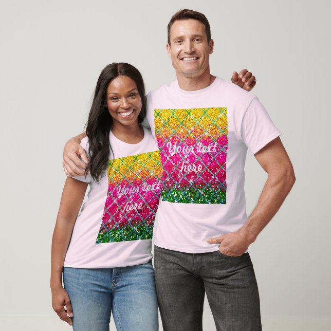 Glitter Rosa Snakeskin T-shirt (Unisex)