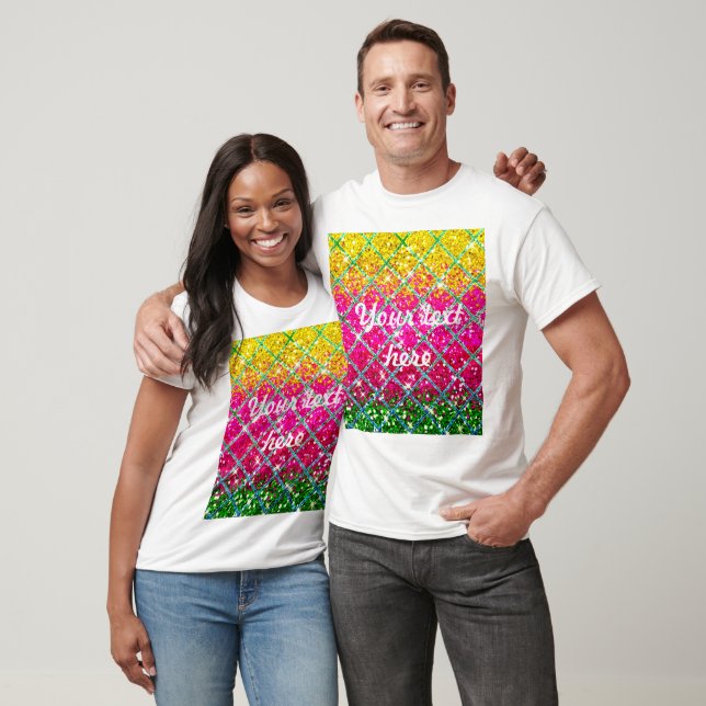 Glitter Rosa Snakeskin Tee (Unisex)