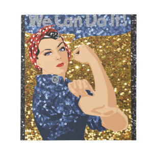 glitter rosie rosie-flocken anteckningsblock