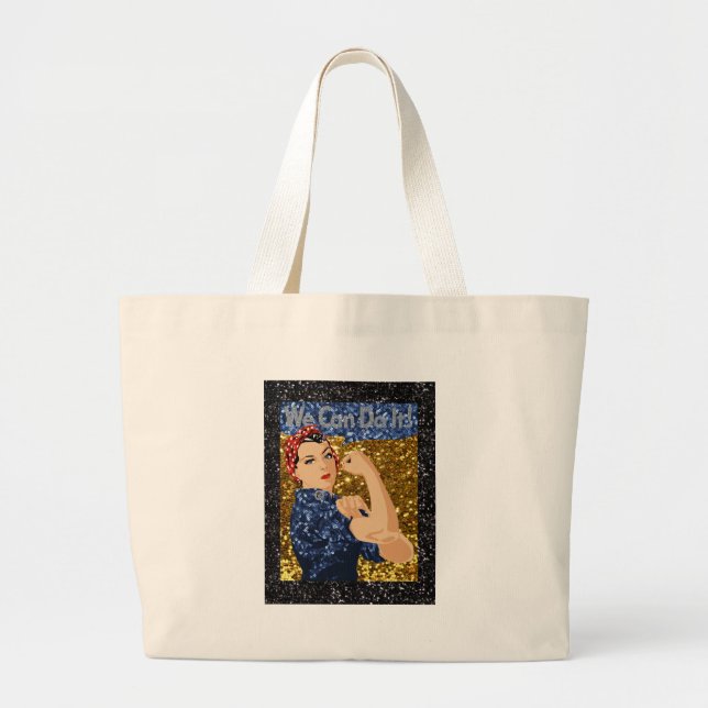 glitter rosie rosie-flocken jumbo tygkasse (Framsidan)