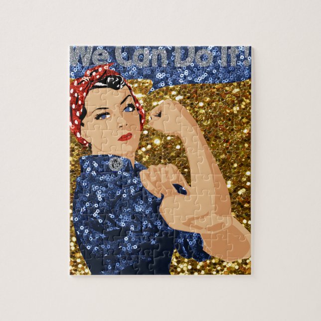 glitter rosie rosie-flocken pussel (Vertikal)