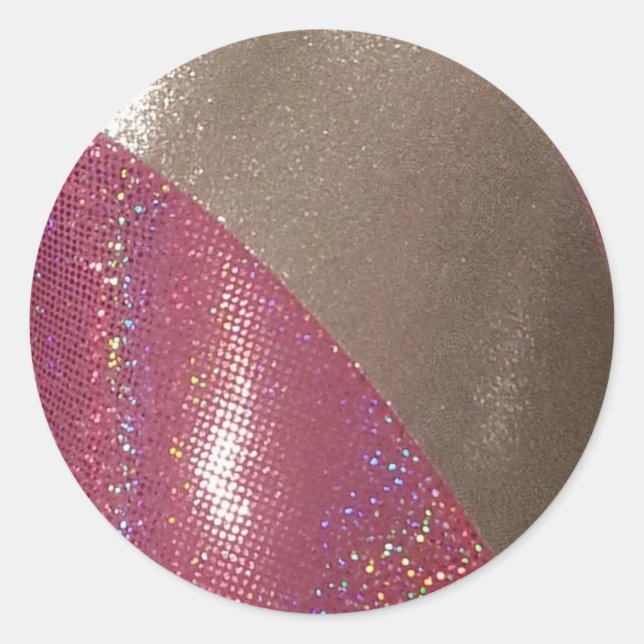 Glitter & Shine Runt Klistermärke (Framsida)