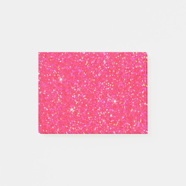 Glitter Shiny Sparkley Post-it Block (Framsida)