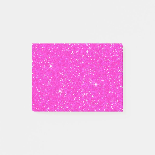 Glitter Shiny Sparkley Post-it Block (Framsida)